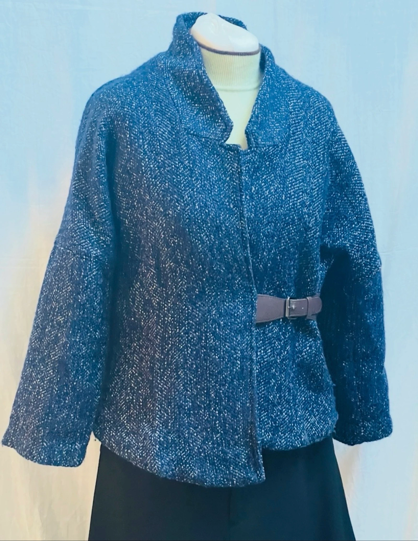 Minspri vest met twee kleuren van gemengde wol – photo 4